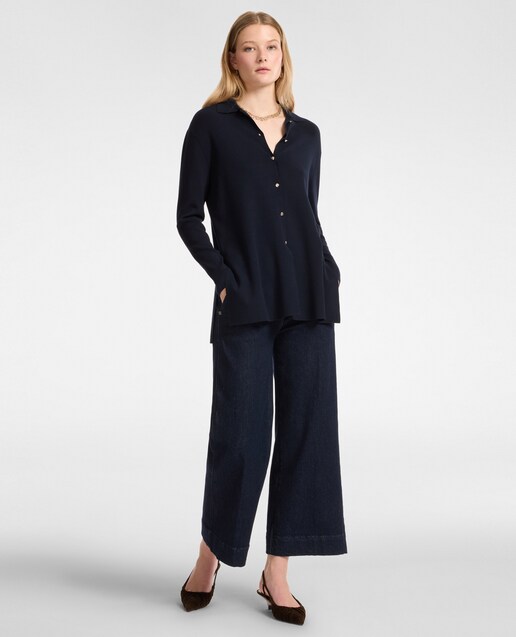Imagen 0 de Vaquero de mujer cropped con bolsillos americanos