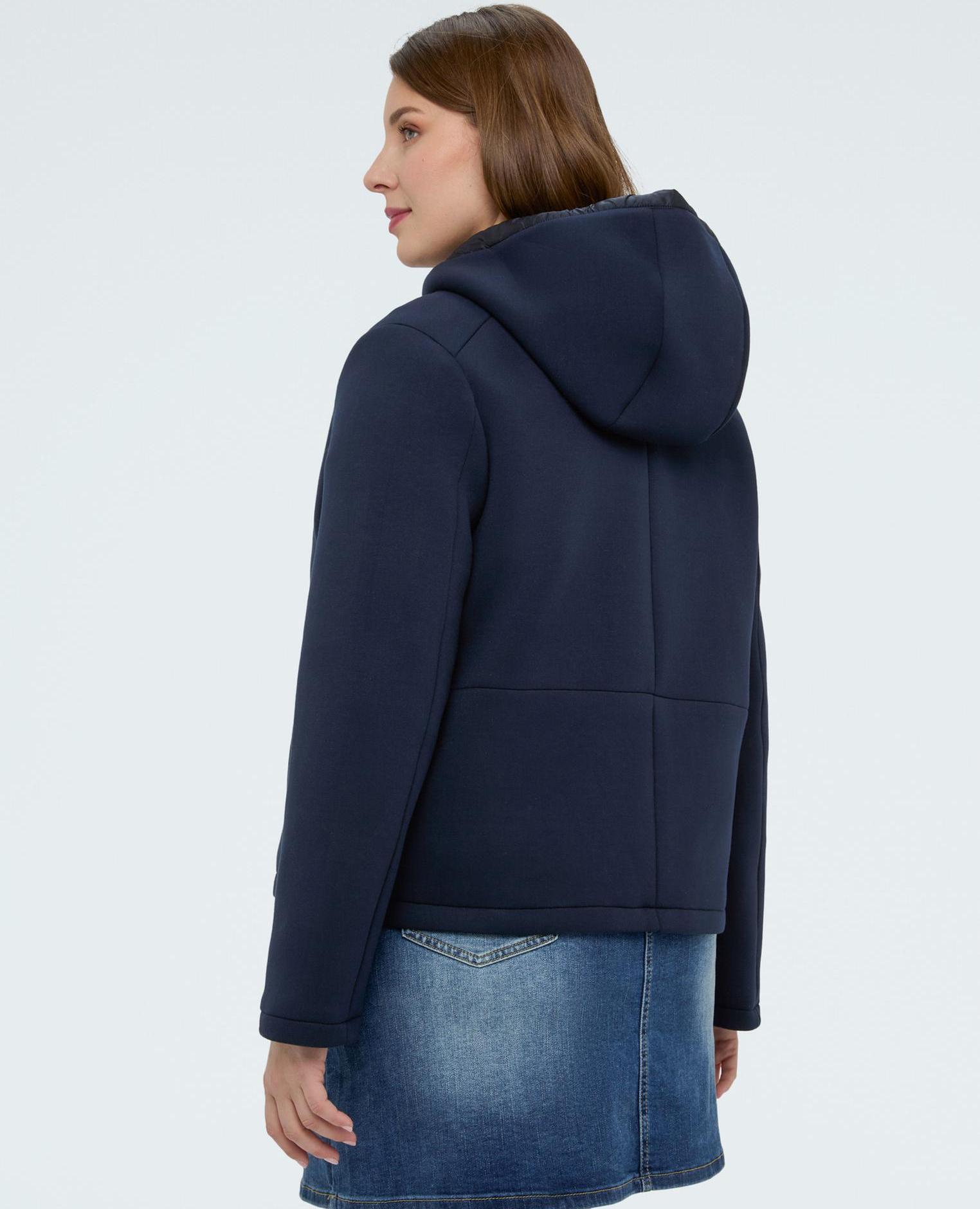 Chaqueta de mujer 3 en 1 lisa - Fiorella Rubino - Azul Azul-2