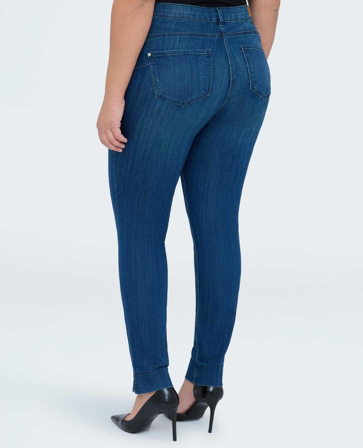 Vaqueros de mujer skinny lavado - Fiorella Rubino - Azul Azul-2