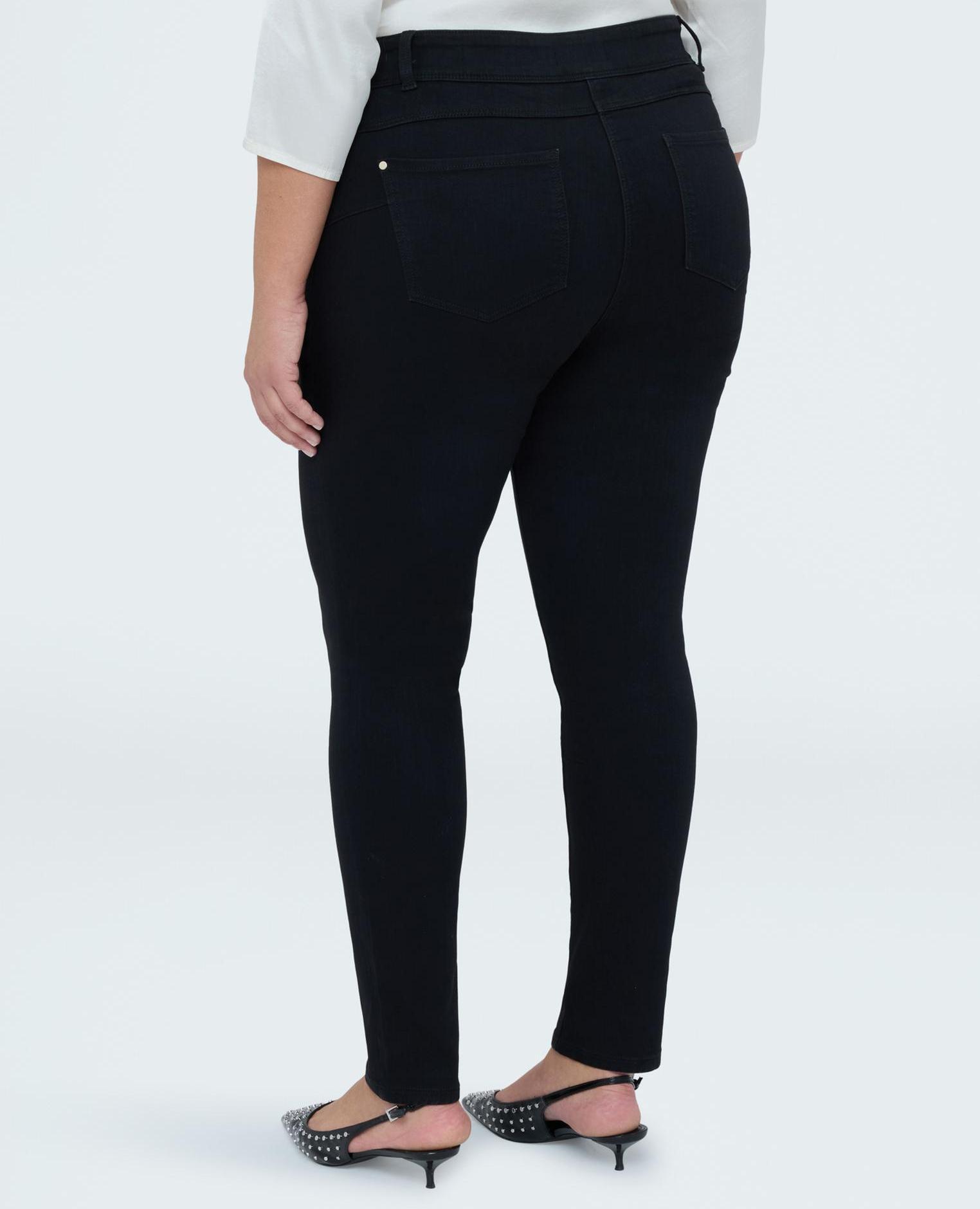 Vaqueros de mujer skinny total black - Fiorella Rubino - Negro Negro-2