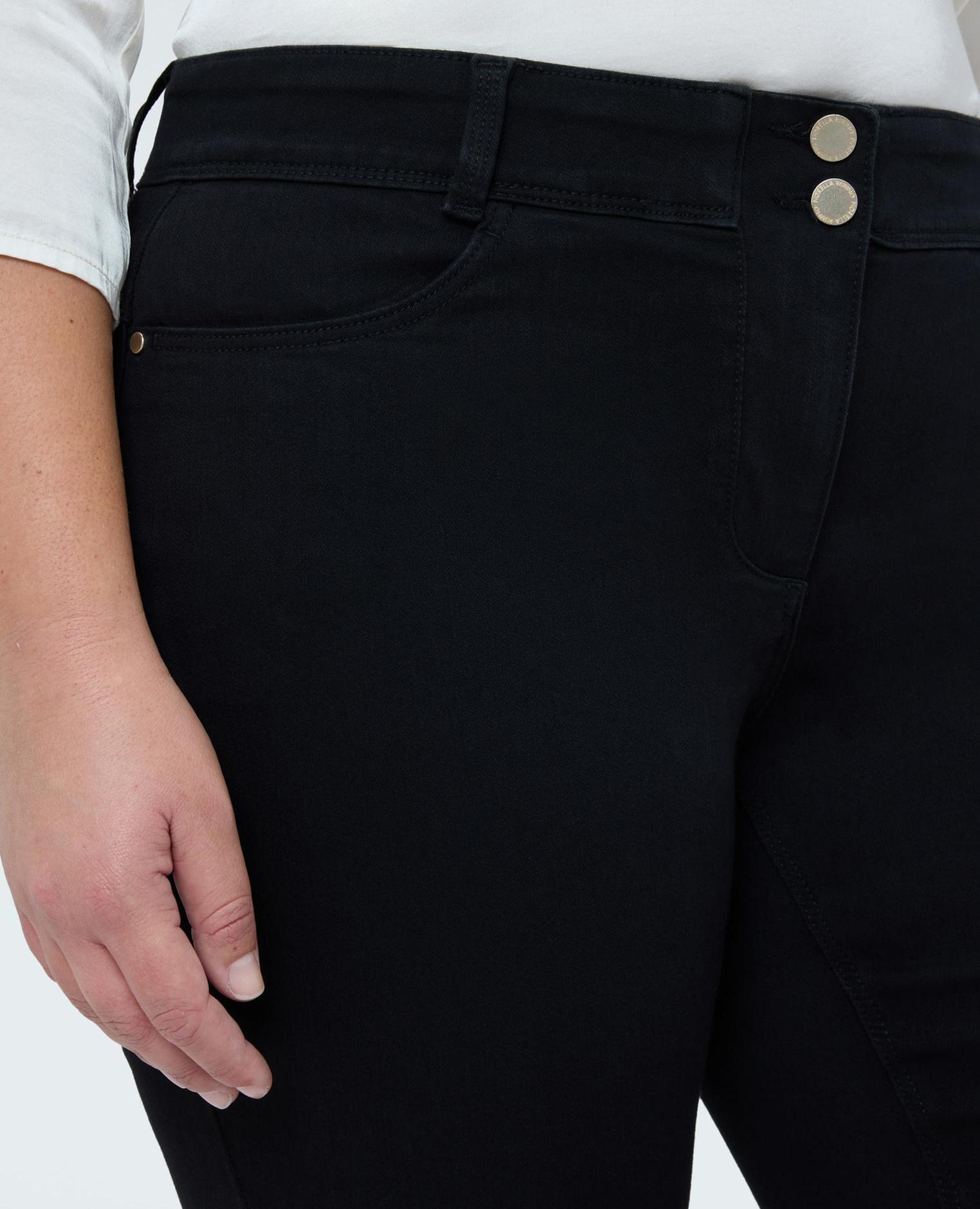 Vaqueros de mujer skinny total black - Fiorella Rubino - Negro Negro-3