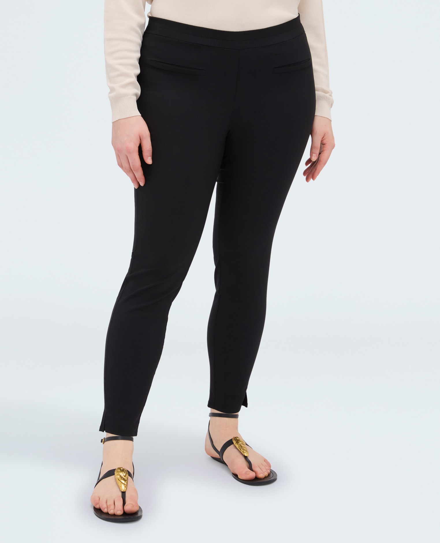 Fiorella Rubino - Pantalones de mujer jeggings con cintura elástica ajuste y diseño para el máximo confort.