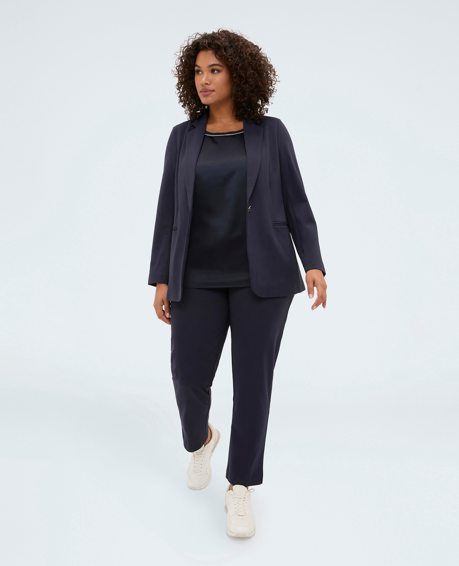 Fiorella Rubino - Pantalones de mujer joggers en punto milano versátiles y fáciles de combinar para looks diarios.