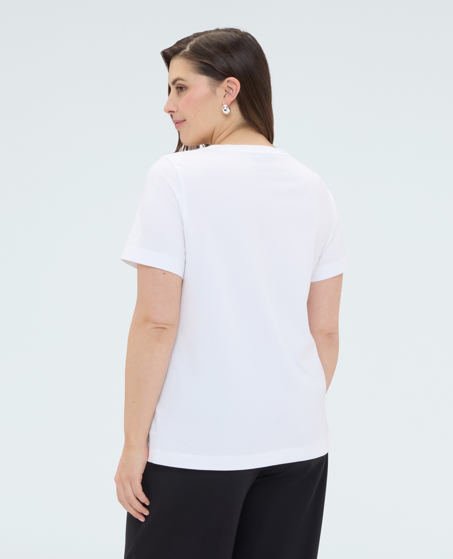 Camiseta de mujer de algodón con estampado de gato impresión fotográfica con aplicaciones luminosas - Fiorella Rubino - Blanco Blanco-2