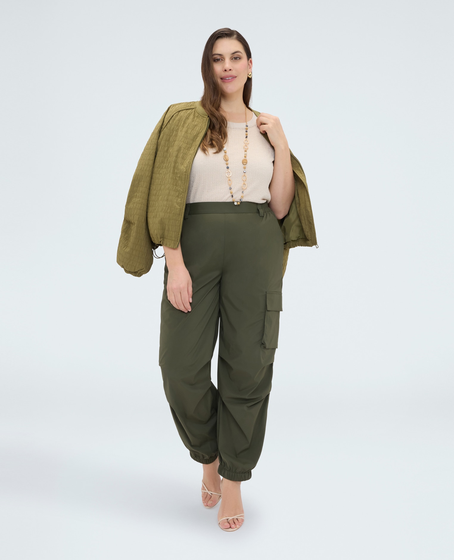 Top de mujer de punto lurex ajuste para el máximo confort - Fiorella Rubino - Blanco Blanco-3