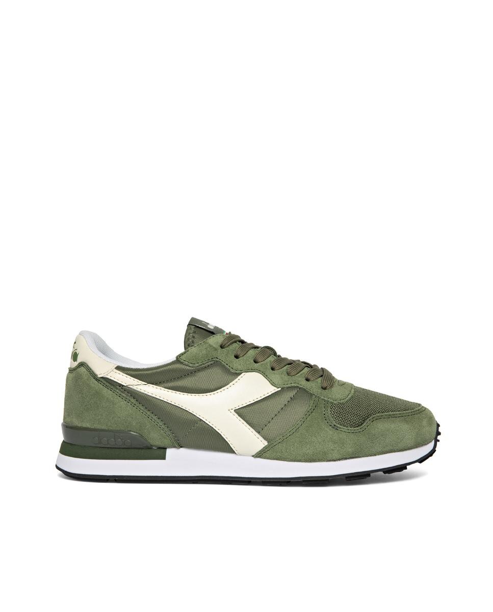 Zapatillas deportivas unisex en verde con cordones