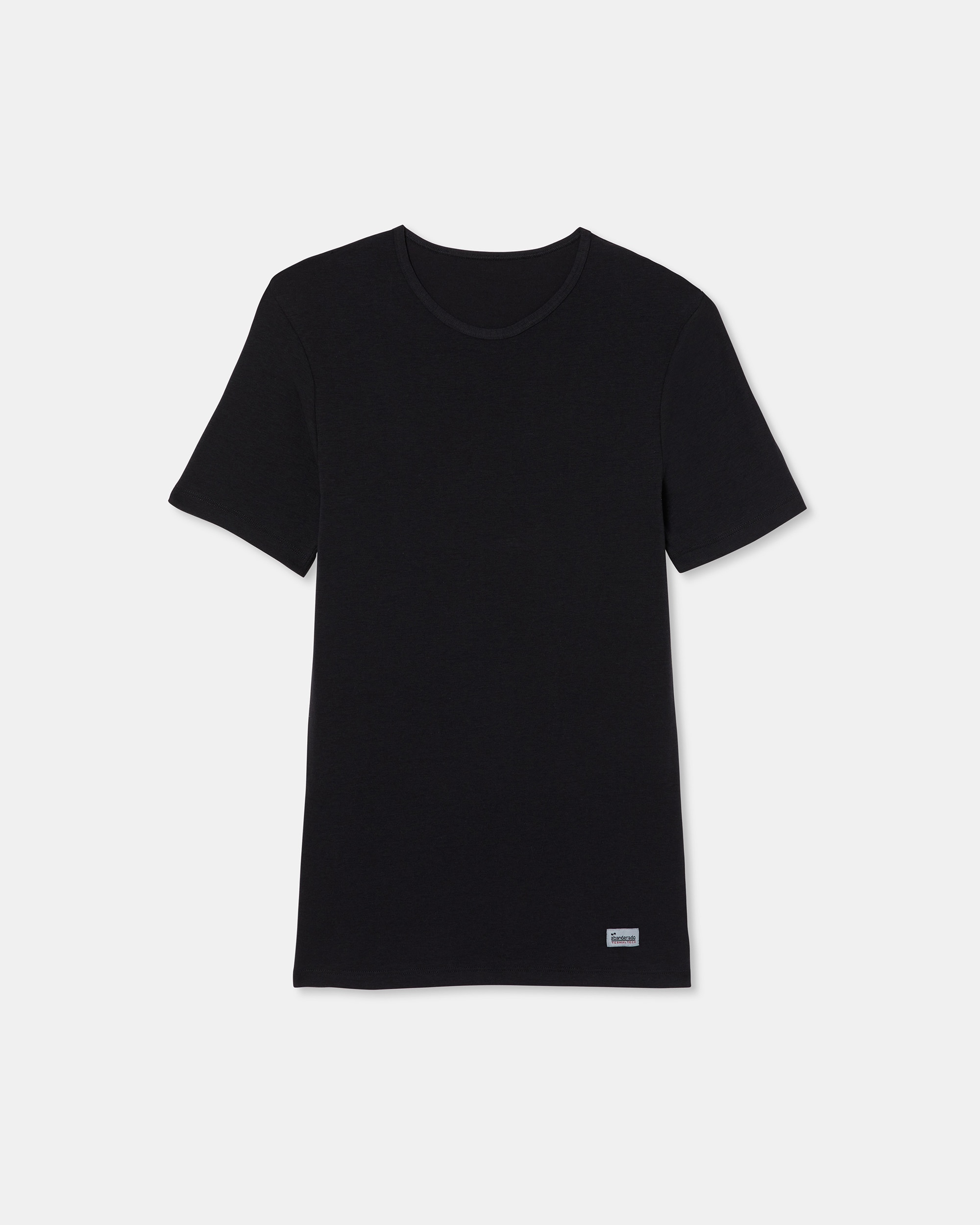 Camiseta interior de hombre Abanderado negra - Negro Negro-5