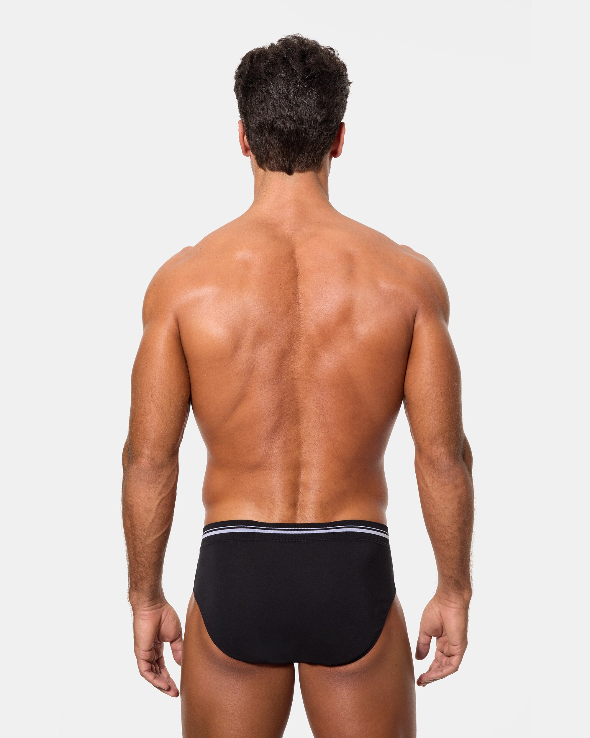 Slip cintura extra suave compresión inteligente - Abanderado - Negro Negro-2
