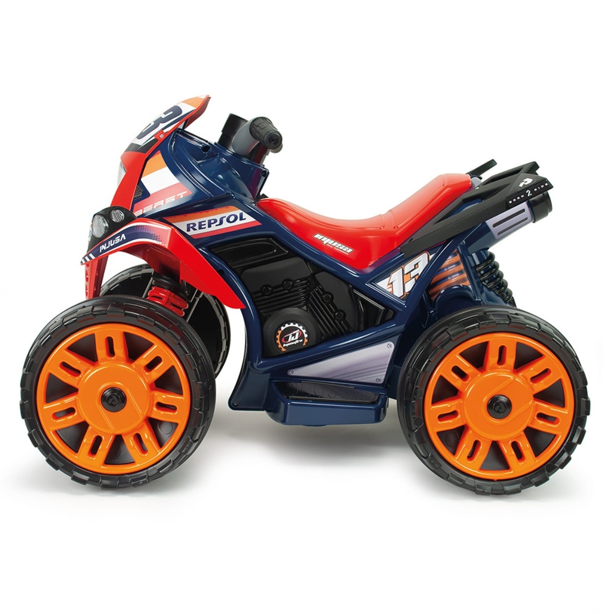 Quad The Beast Repsol Competición 12V Azul Injusa Azul-3
