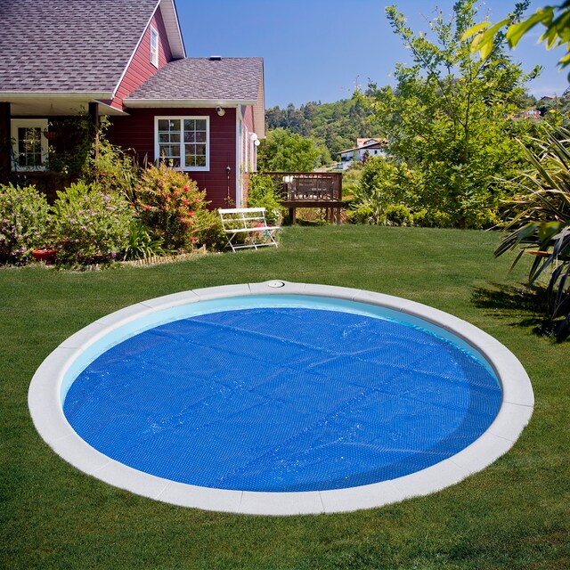 Imagen 0 de Cubierta de verano de burbujas de calidad para piscinas enterradas redondas de Ø550 cm ·