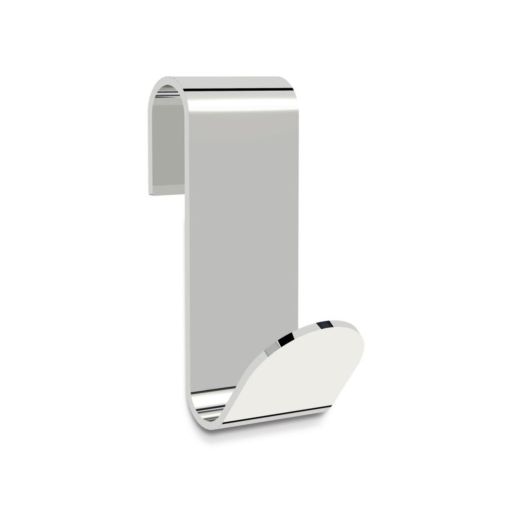 Imagen 1 de Pack de 3 perchas individuales de baño para colgar en mampara Beltrán - Inox 4 cm Inox