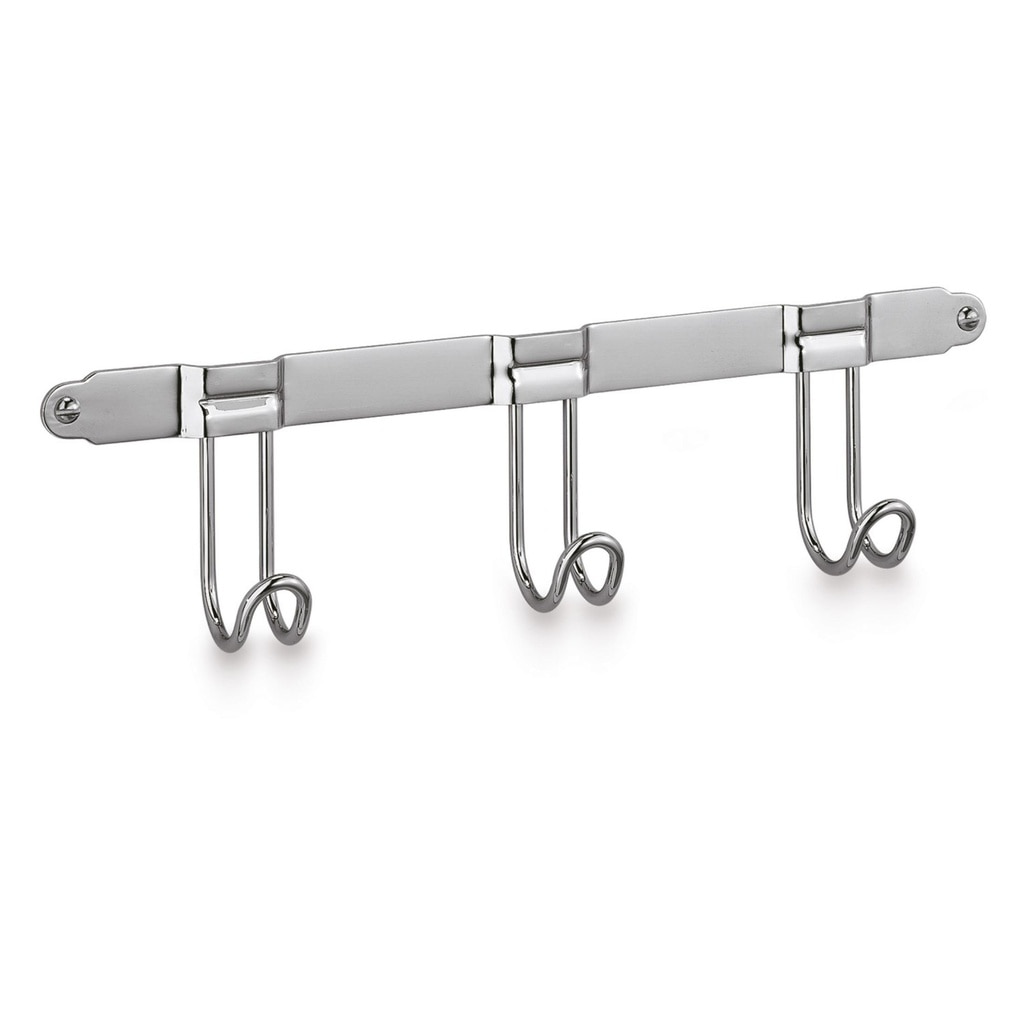 Imagen 1 de Percha triple de baño para atornillar Beltrán - Cromo Cromo