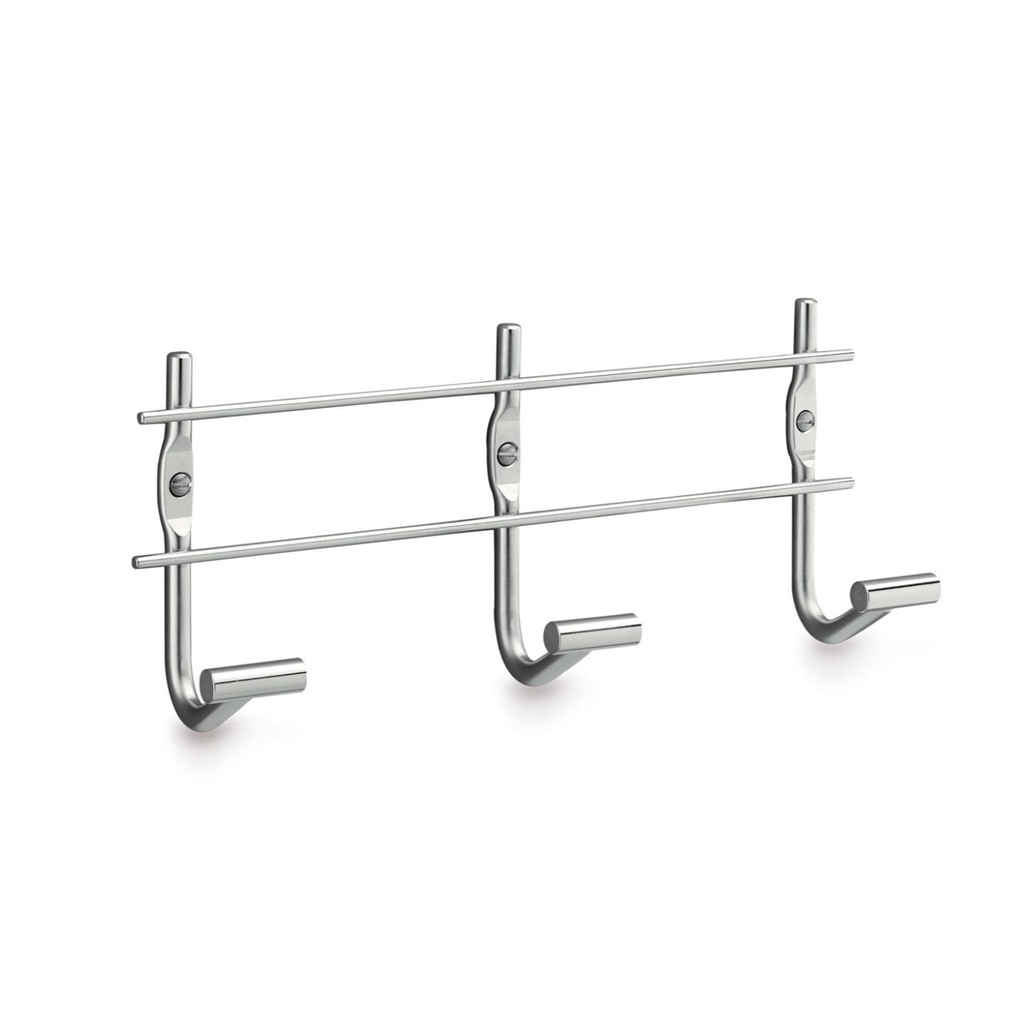 Imagen 0 de Percha triple de baño para atornillar con gancho en cono liso Beltrán Inox