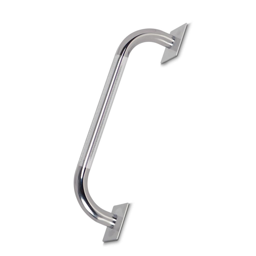 Imagen 1 de Asidero para bañera recto antideslizante con embellecedor rectangular Beltrán - Inox Inox