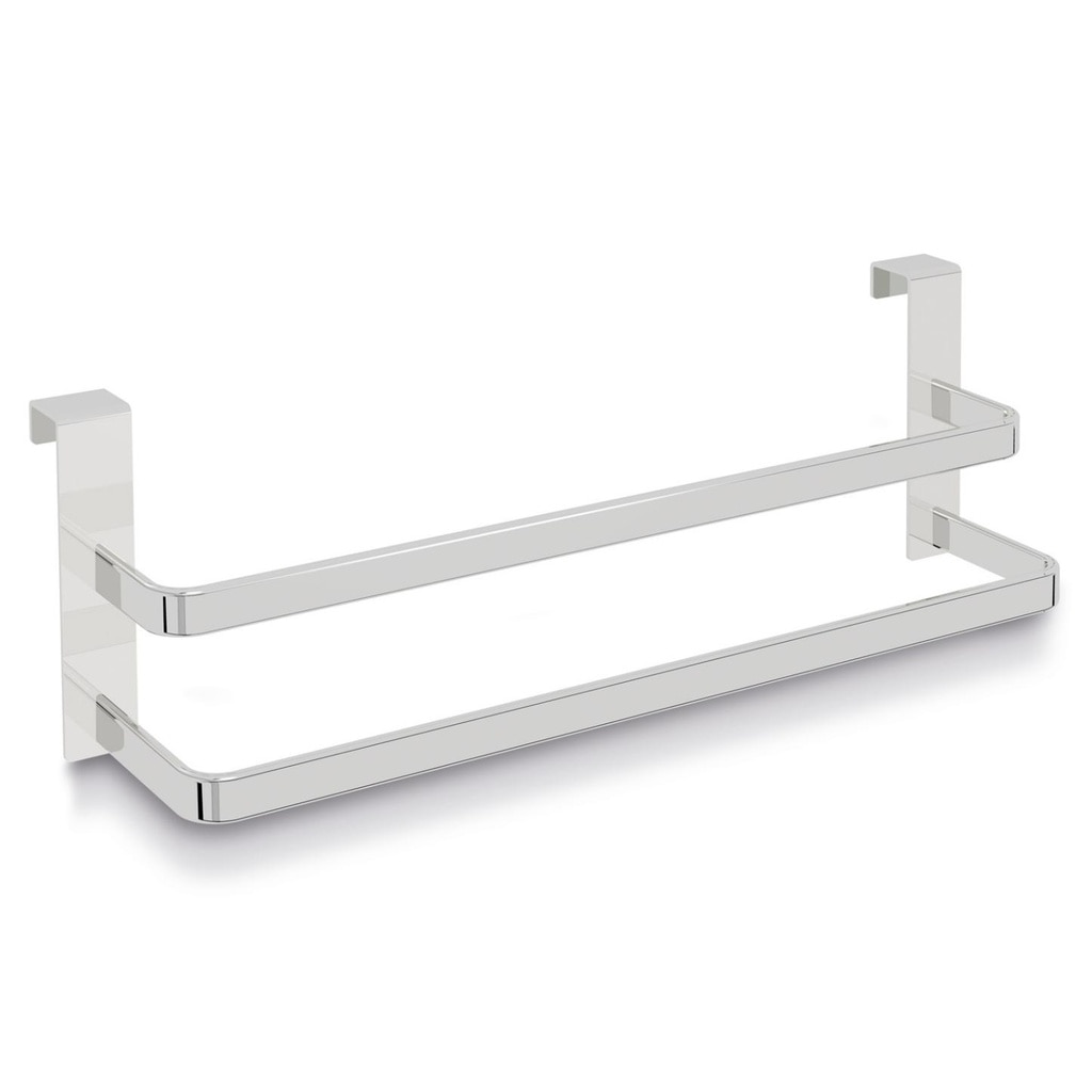 Imagen 1 de Toallero de 2 barras para colgar en mueble de baño Beltrán - Cromo Cromo