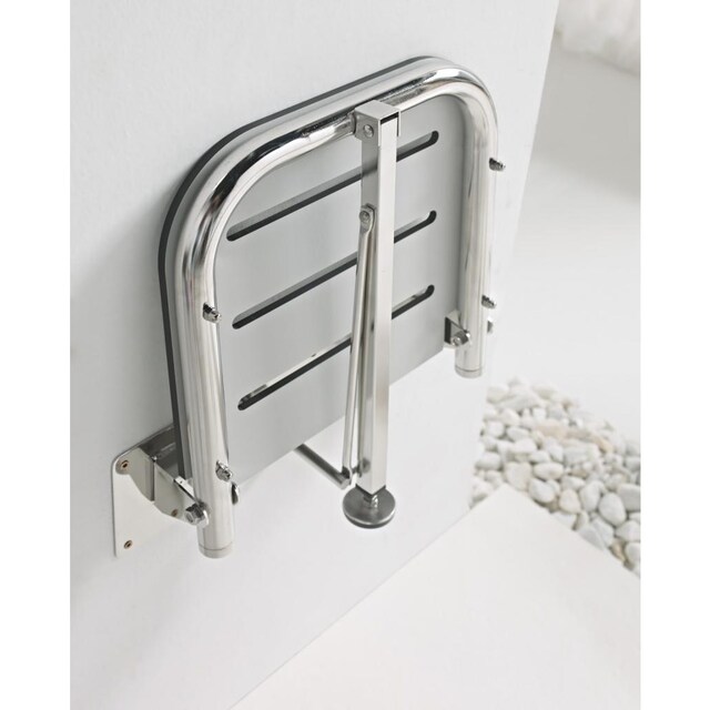 Imagen 0 de Asiento de ducha plegable con tornillos y soporte Beltrán