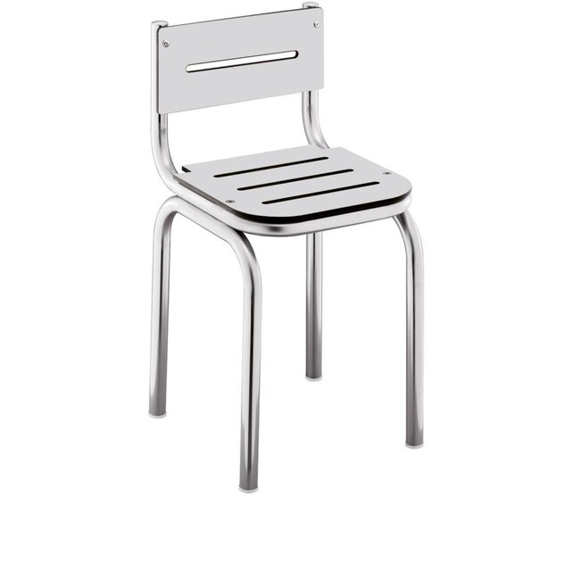 Imagen 0 de Taburete de baño con respaldo alto Beltrán