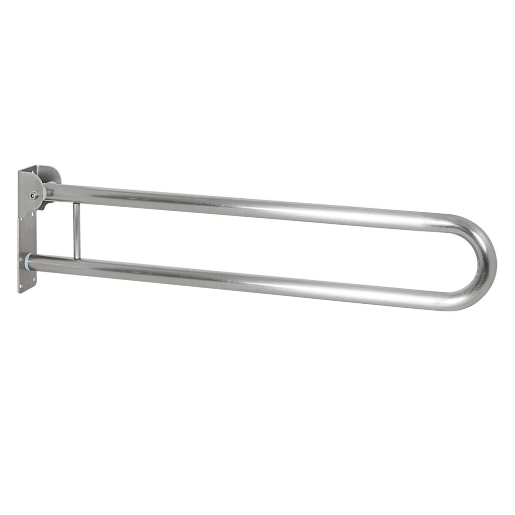 Imagen 1 de Asidero para baño abatible liso con portarrollos Beltrán - Inox Inox
