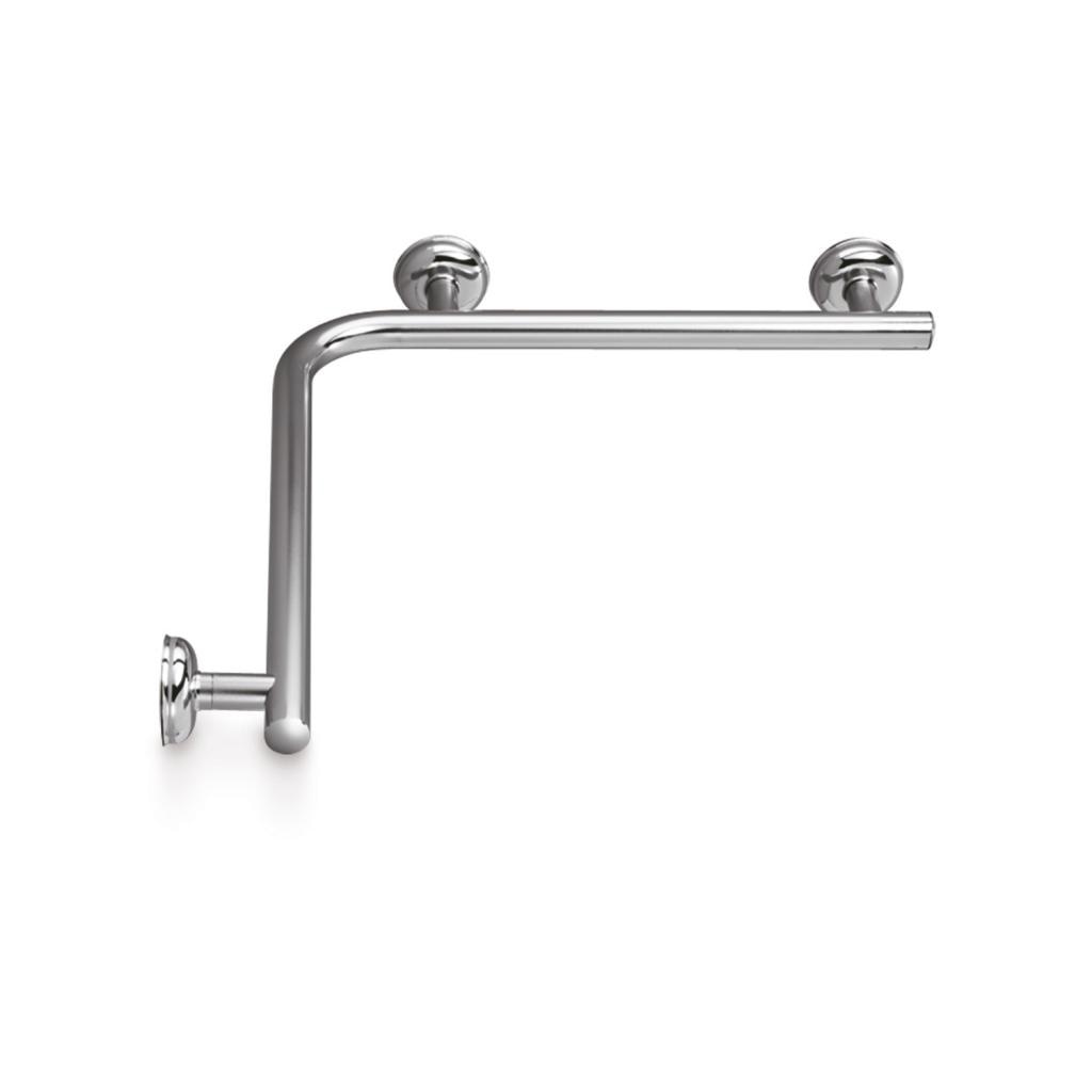Beltrán - Asidero de baño tubo angular 90º a dos paredes liso Beltrán.