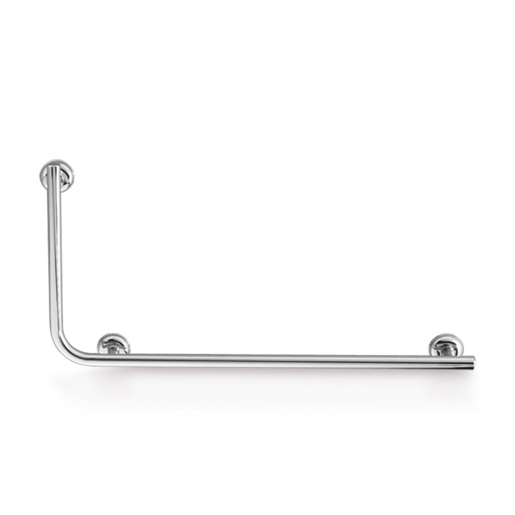 Imagen 1 de Asidero de ducha o bañera angular 90º liso lado izquierdo Beltrán - Inox Inox