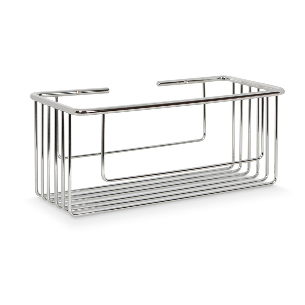 Imagen 1 de Jabonera de rejilla rectangular profunda para atornillar Beltrán - Cromo Cromo