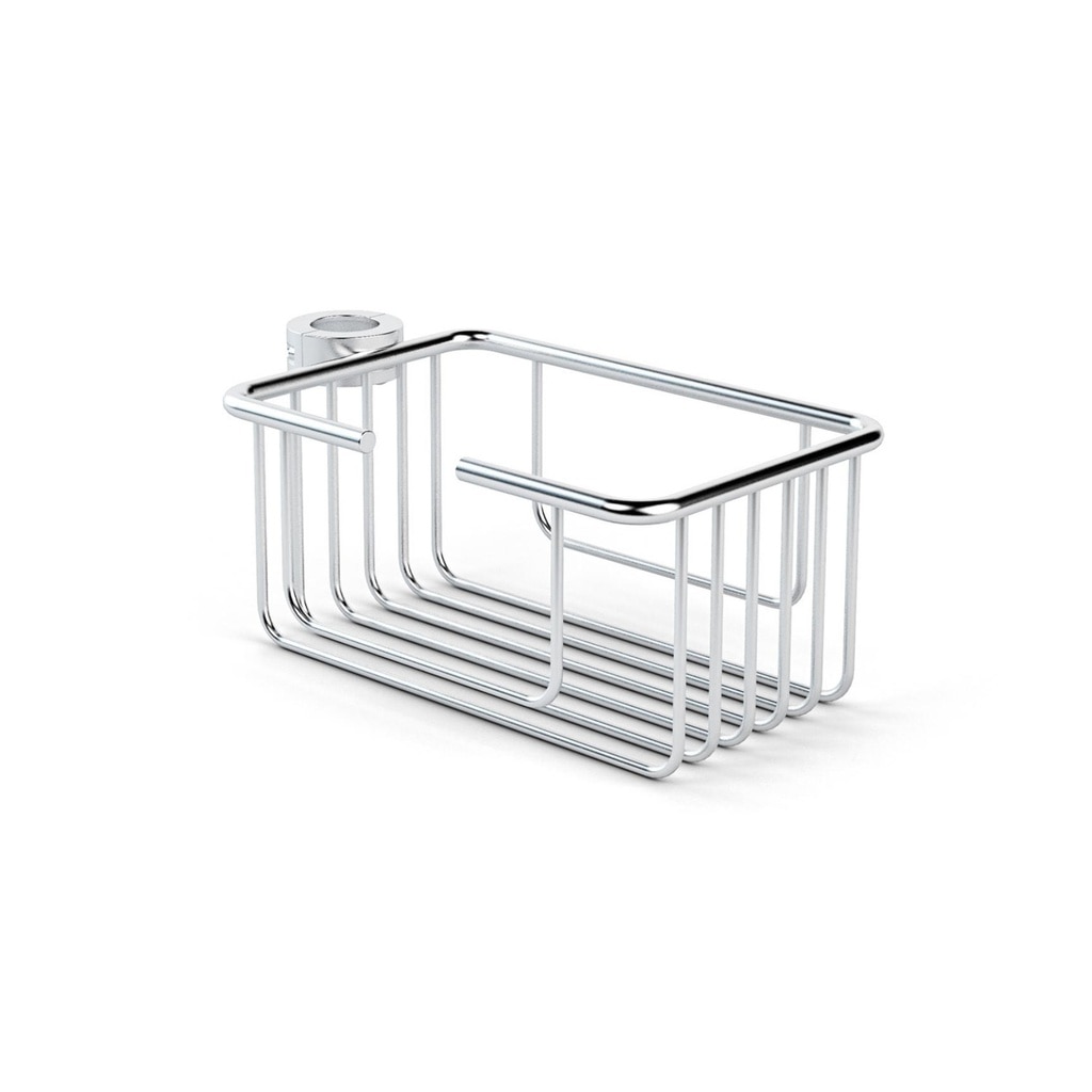 Imagen 1 de Jabonera de rejilla lateral posición izquierda para barra de ducha Beltrán - Cromo Cromo