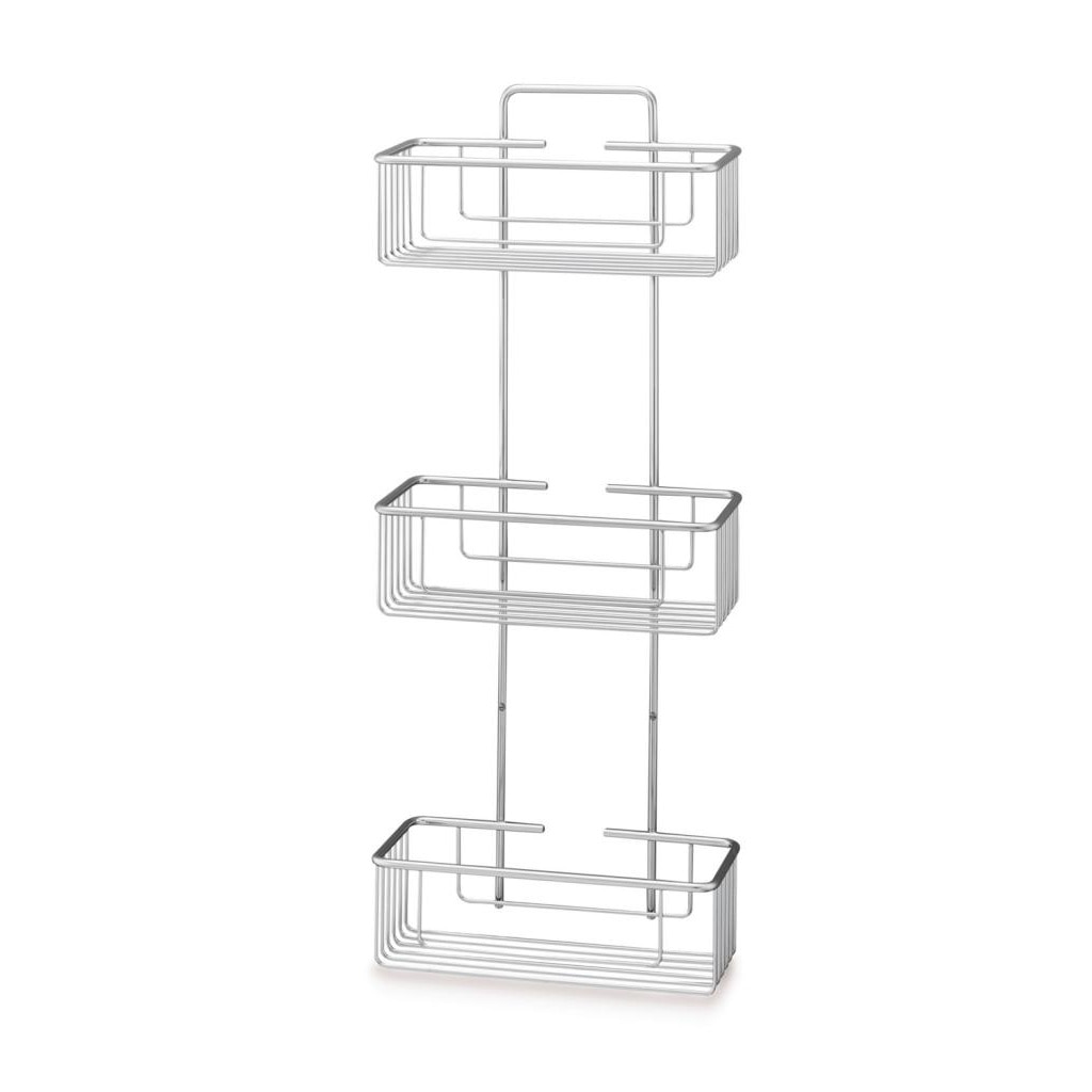 Imagen 1 de Jabonera de rejilla con 3 cestas rectangulares profundas para atornillar Beltrán - Inox Inox