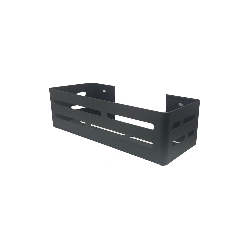 Imagen 0 de Jabonera recta negro mate con tornillos Beltrán Negro