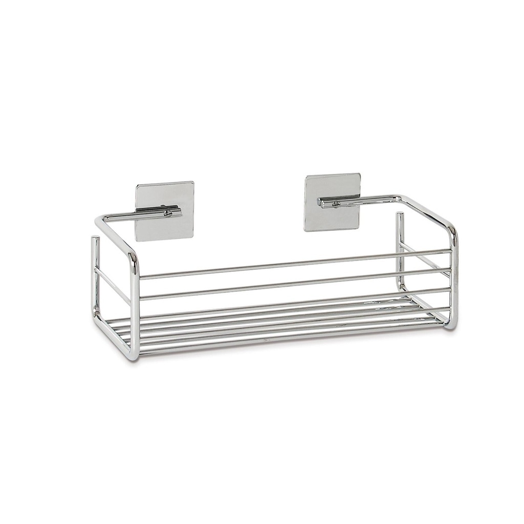 Jabonera de rejilla rectangular con adhesivo Beltrán - Cromo Cromo-1