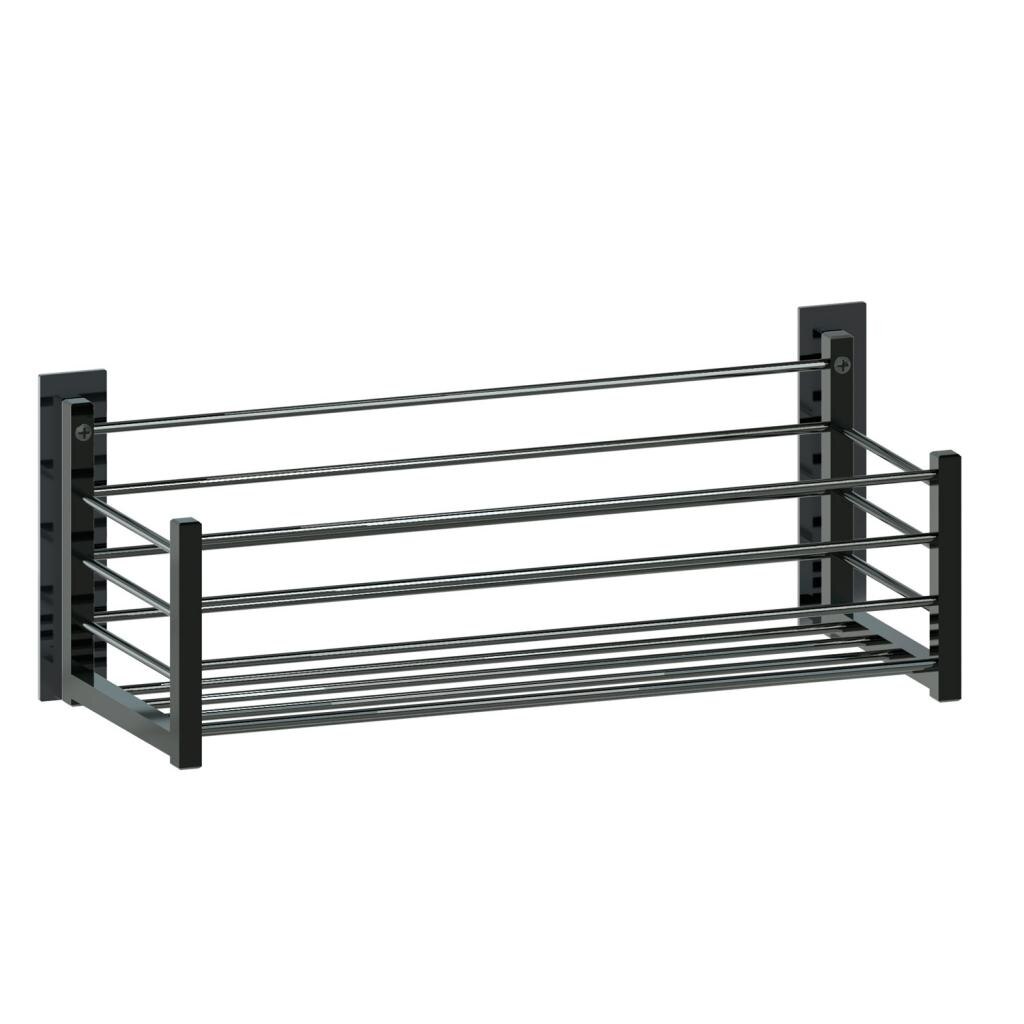 Imagen 1 de Jabonera rectangular con adhesivo Beltrán - Negro Negro