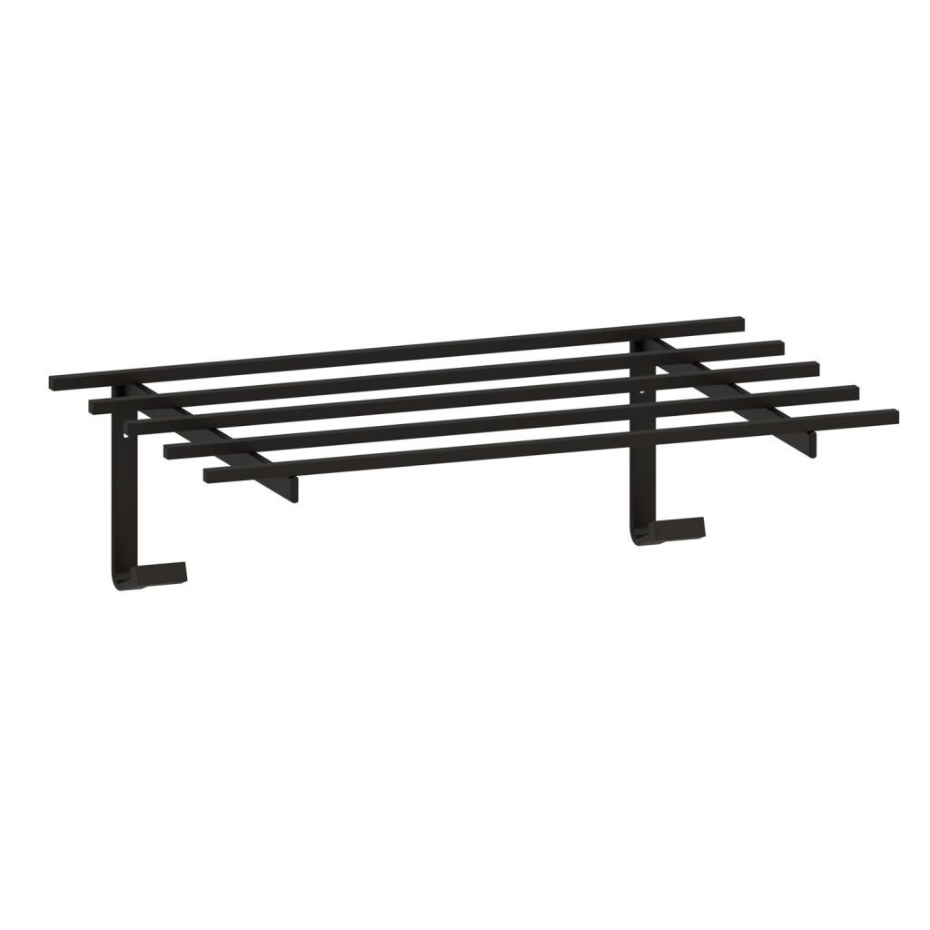 Imagen 1 de Toallero estante con 2 perchas Beltrán - Negro Negro