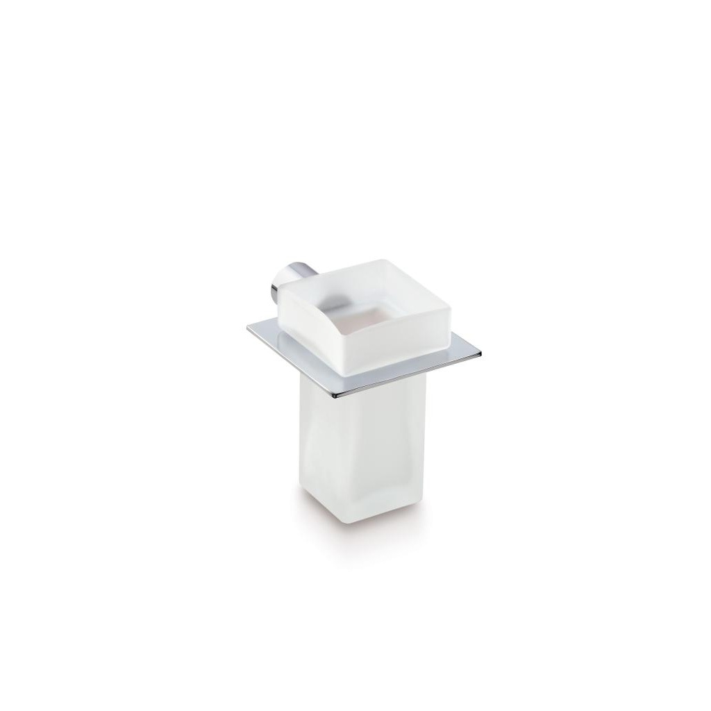 Imagen 1 de Portacepillos de pared con tornillos Ámsterdam Beltrán - Cromo Cromo