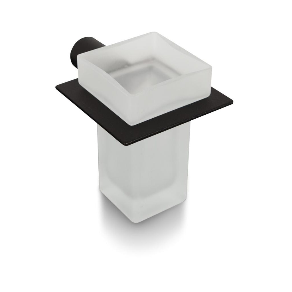 Imagen 1 de Portacepillos de pared con tornillos Ámsterdam Beltrán - Negro Negro
