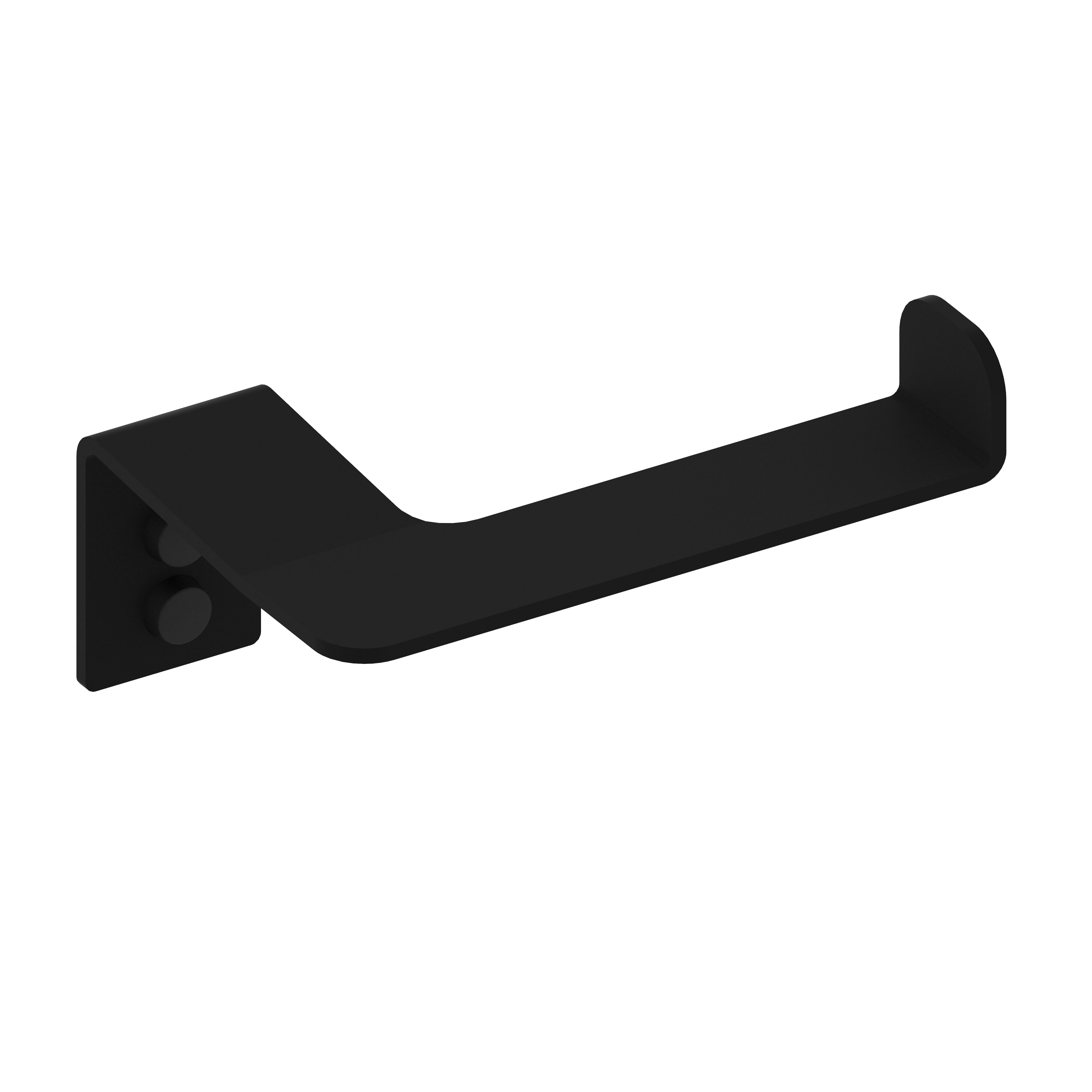 Imagen 1 de Portarrollo sin tapa con tornillos Etna Beltrán - Negro Negro