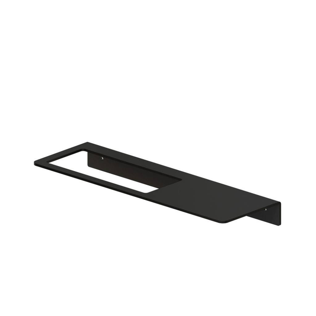 Imagen 1 de Toallero de barra con estante Etna Beltrán - Negro Negro