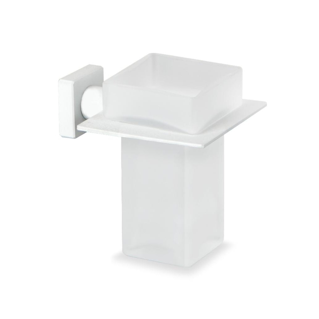 Imagen 1 de Portacepillos de pared Praga Beltrán - Blanco Blanco