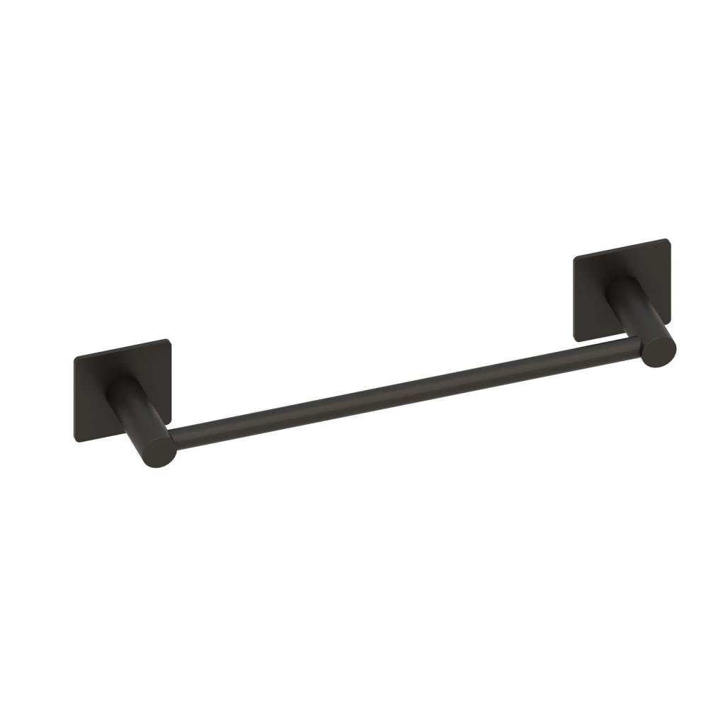 Imagen 1 de Toallero de barra con adhesivo Praga Beltrán - Negro 22 cm Negro