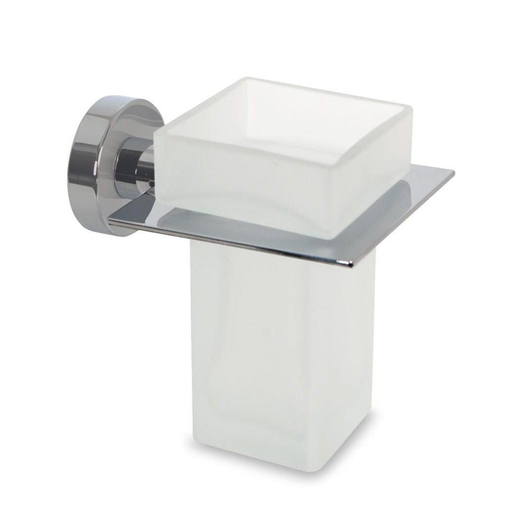 Imagen 1 de Portacepillos de pared Bolonia Beltrán - Cromo Cromo