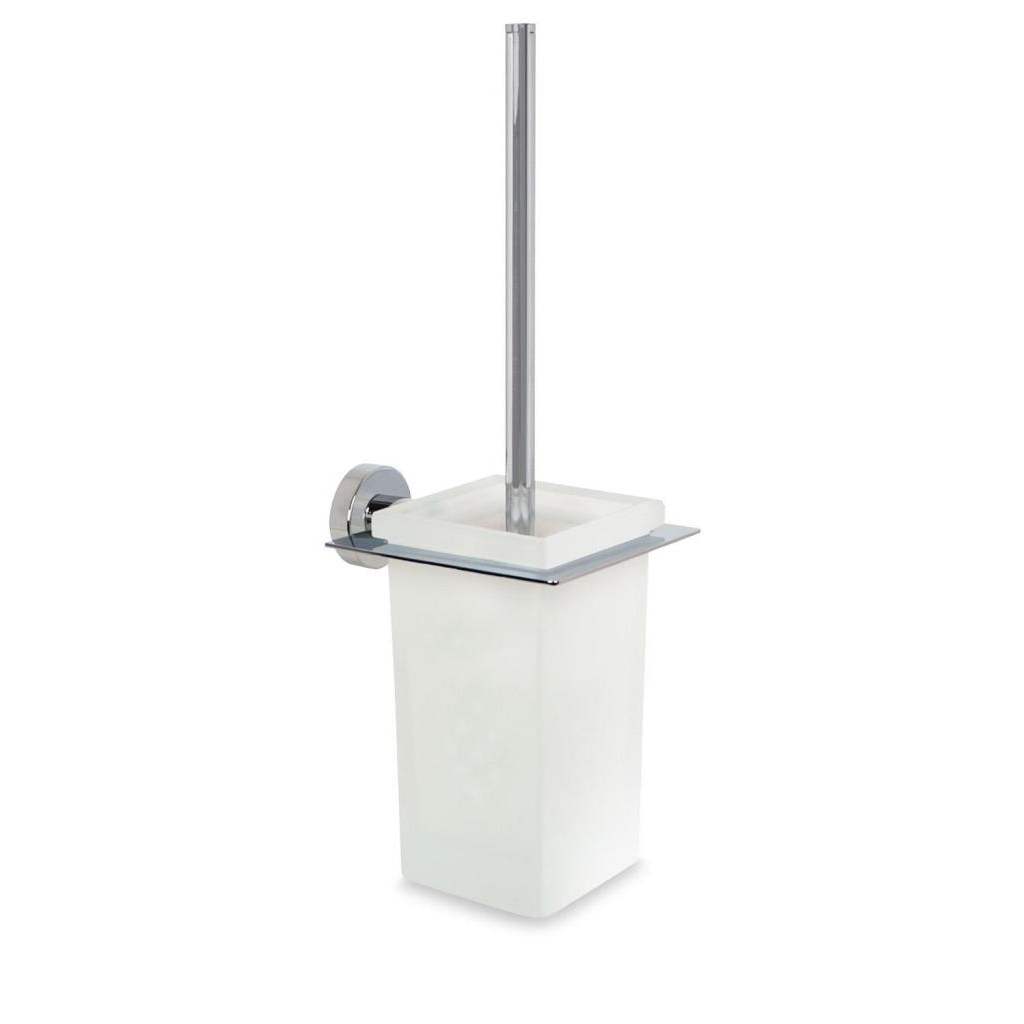 Imagen 1 de Escobillero de pared con tornillos Bolonia Beltrán - Cromo Cromo