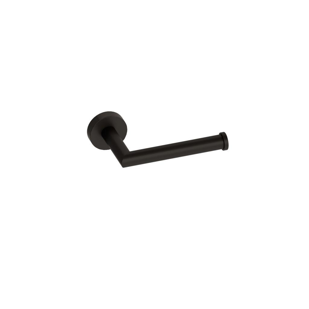 Imagen 1 de Portarrollo sin tapa con tornillos Rimini Beltrán - Negro Negro