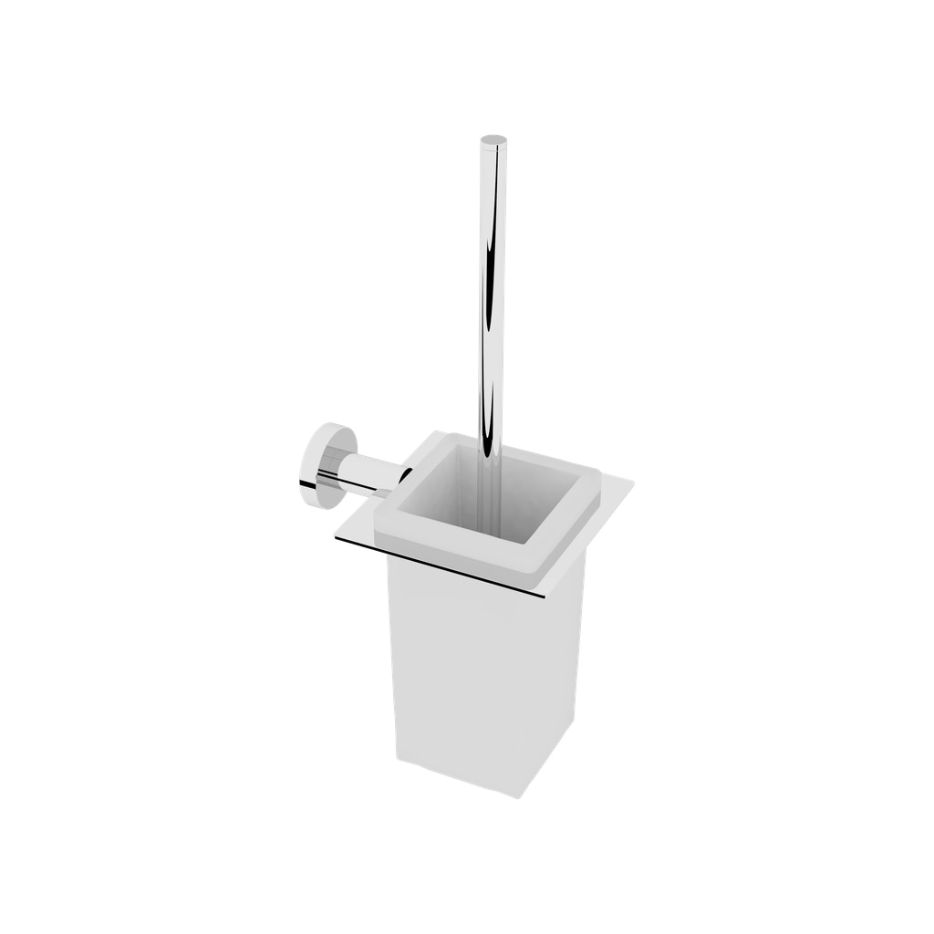 Imagen 1 de Escobillero de pared con tornillo Rimini Beltrán - Cromo Cromo