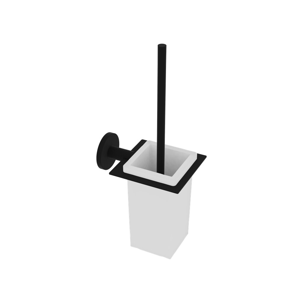 Imagen 1 de Escobillero de pared con adhesivo Rimini Beltrán - Negro Negro