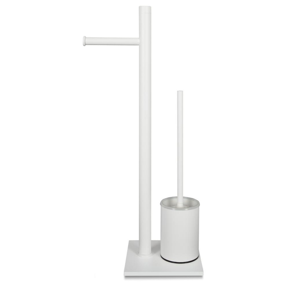Imagen 1 de Escobillero portarrollos Amsterdam Beltrán - Blanco Blanco