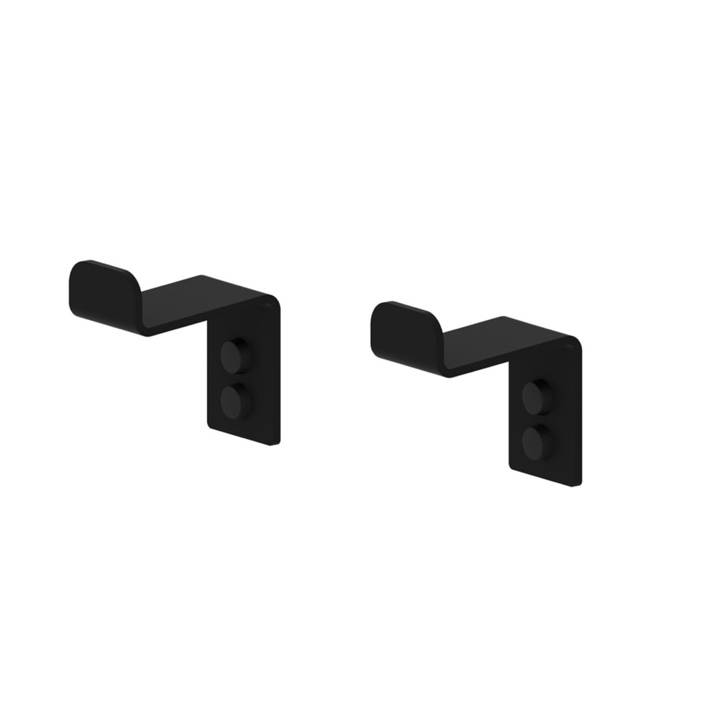 Imagen 1 de Set de 2 perchas individuales Etna Beltrán - Negro Negro