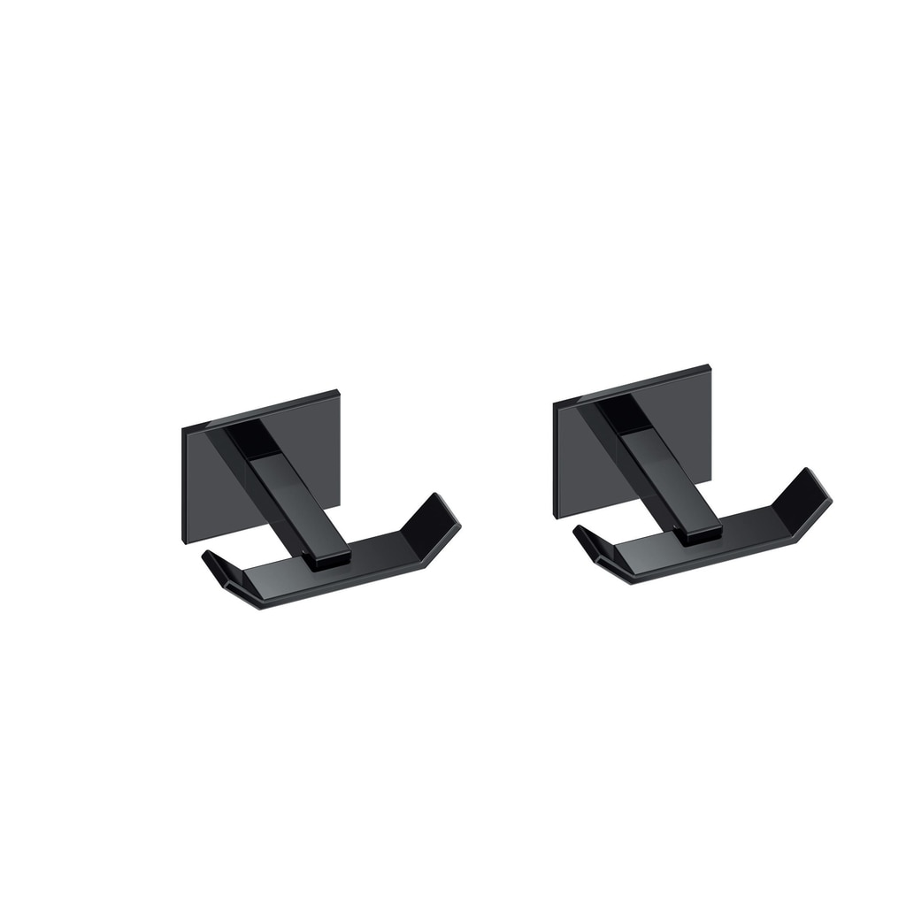 Imagen 1 de Set de 2 perchas individuales Mónaco Adhesivo Beltrán - Negro Negro