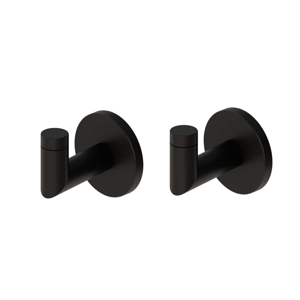 Imagen 1 de Set de 2 perchas individuales Rimini Adhesivo Beltrán - Negro Negro