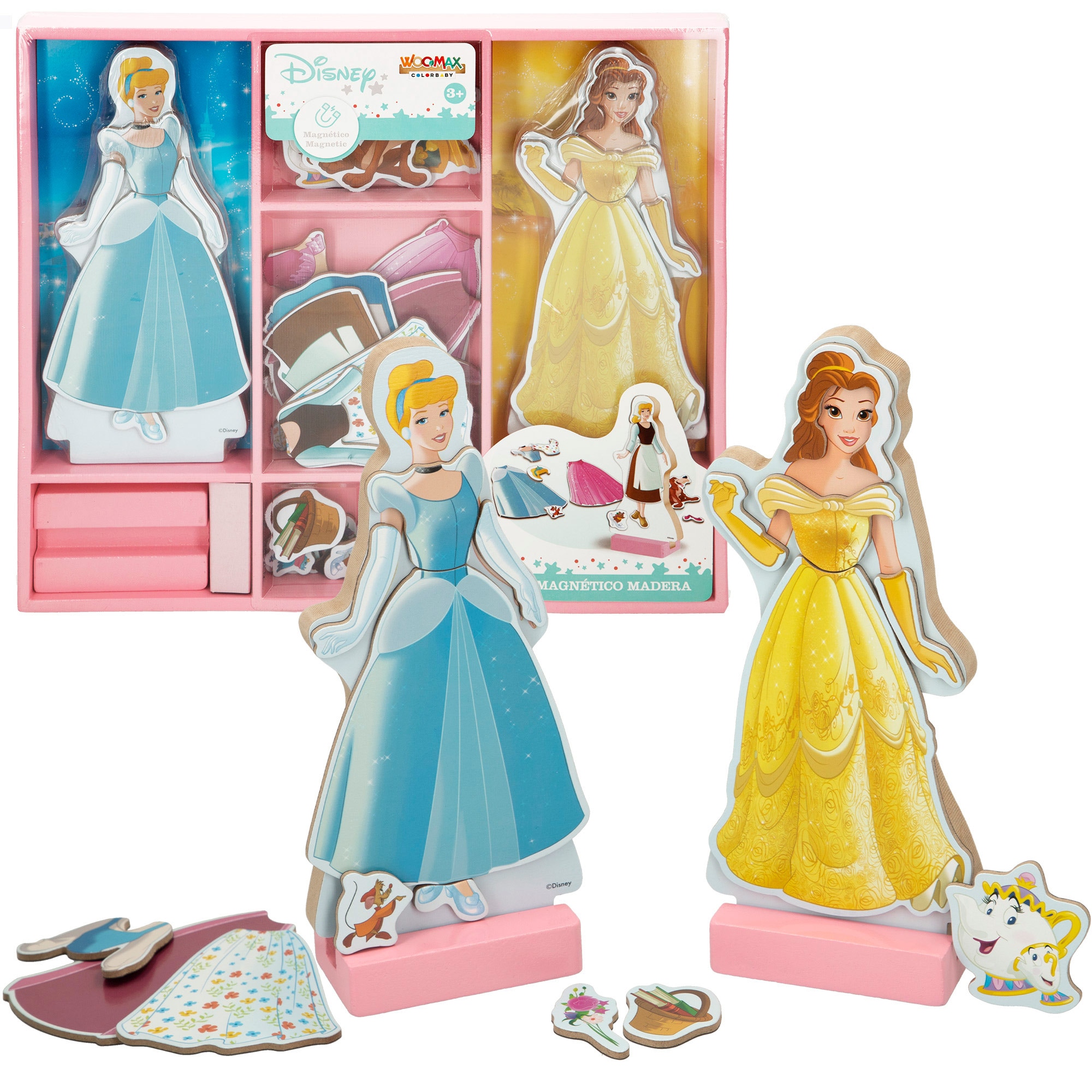 Imagen 0 de Disney Juego magnético princesas vestidos WOOMAX