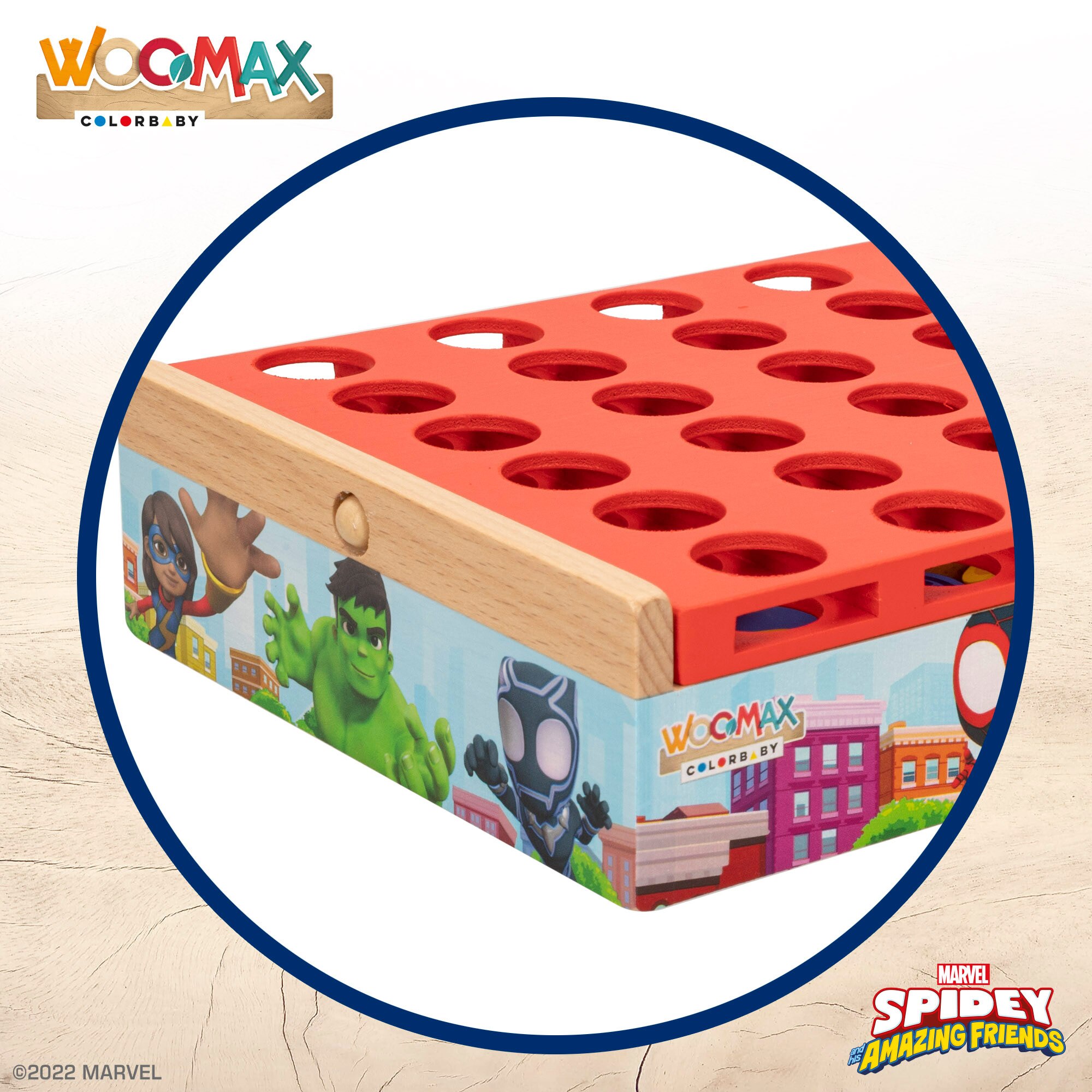 Spidey y su superequipo Juego 4 en raya WOOMAX Multicolor-2