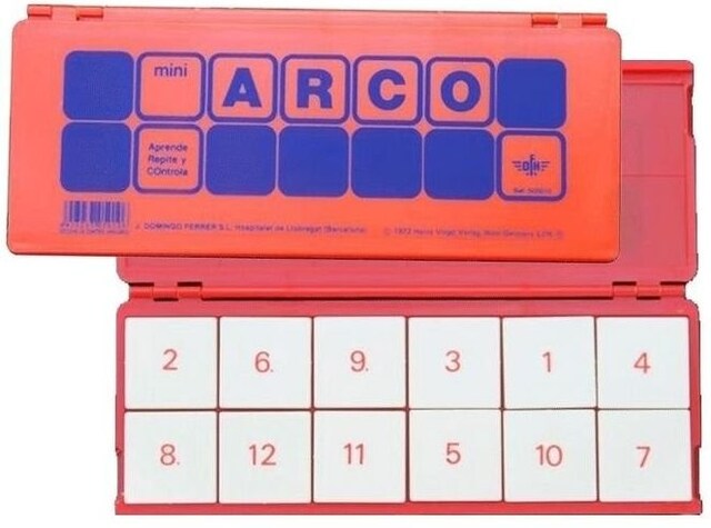 Imagen 0 de Mini Arco Estuche Naranja 12 Fichas 5010
