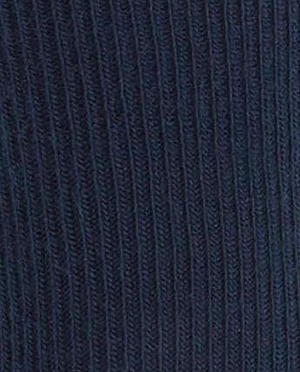 Imagen 2 de Pack de 2 pares de calcetines de canalé - Punto Blanco - Azul marino Azul marino
